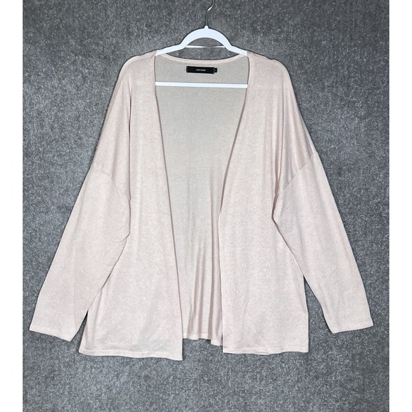 Vero Moda Drop‎ Shoulder Knit Open Front Cardigan Sweater Womens US Size 2X Pink - Picture 1 of 6